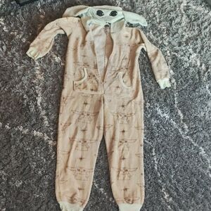 Star Wars Beige and White Kids One Piece